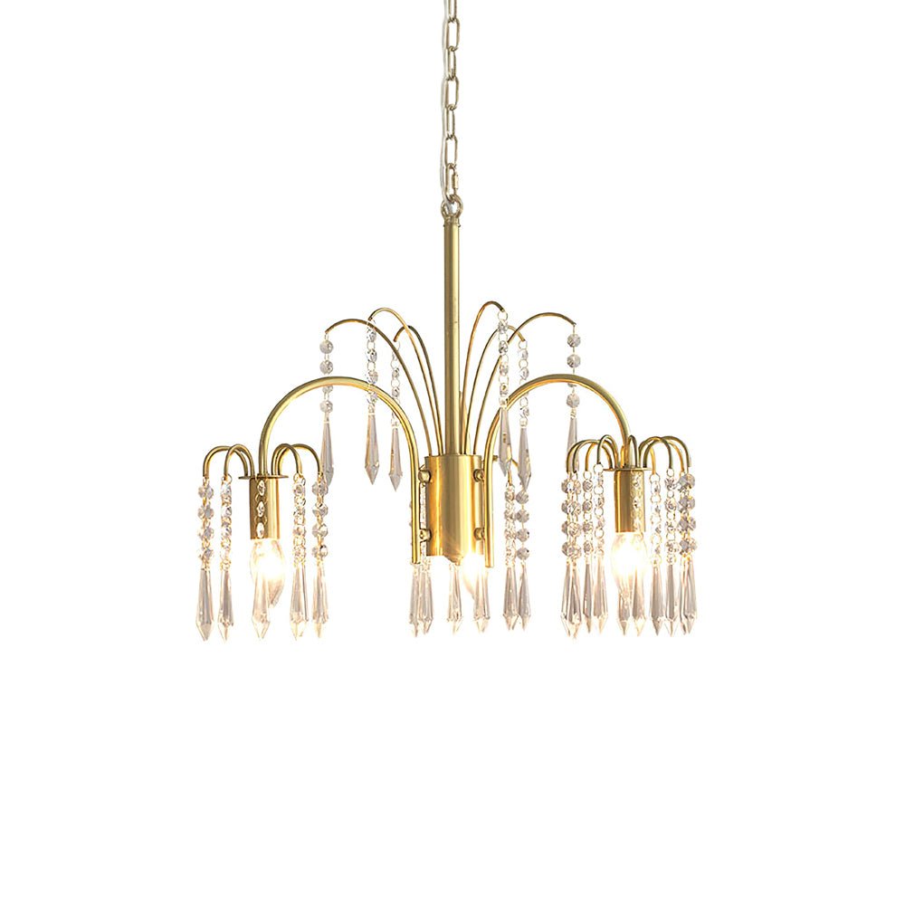 Lustra Chandelier Or Cristal Isla Dawn Regal - Neutralighting