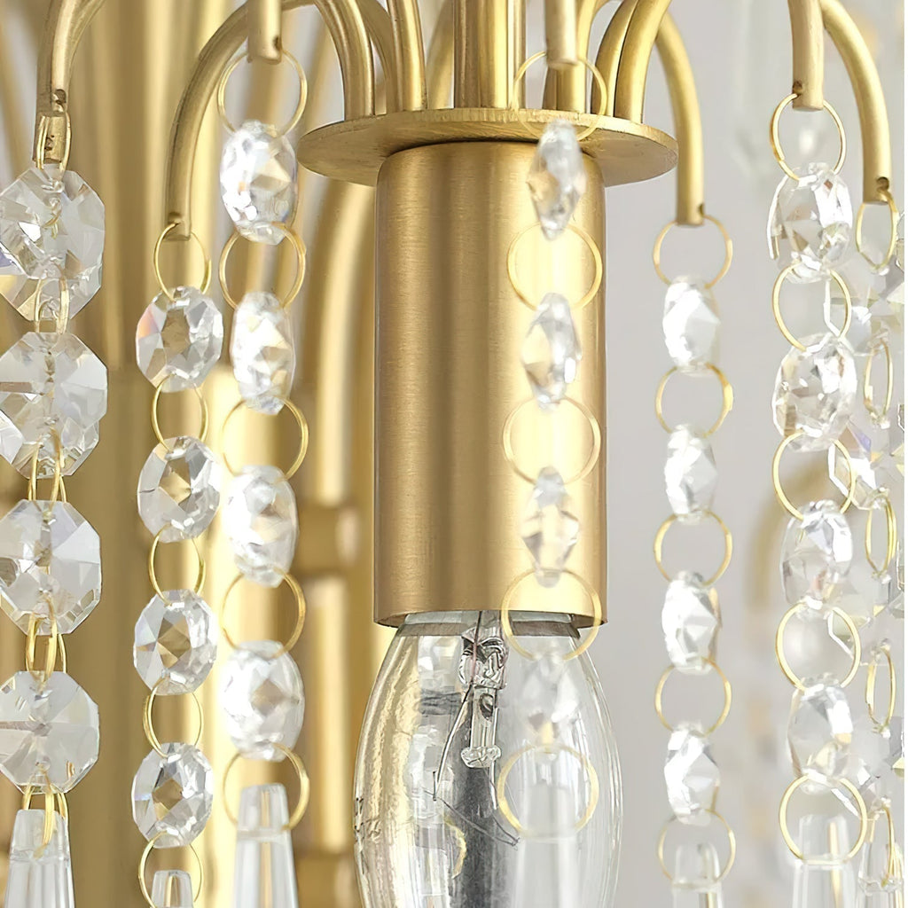 Lustra Chandelier Or Cristal Isla Dawn Regal - Neutralighting