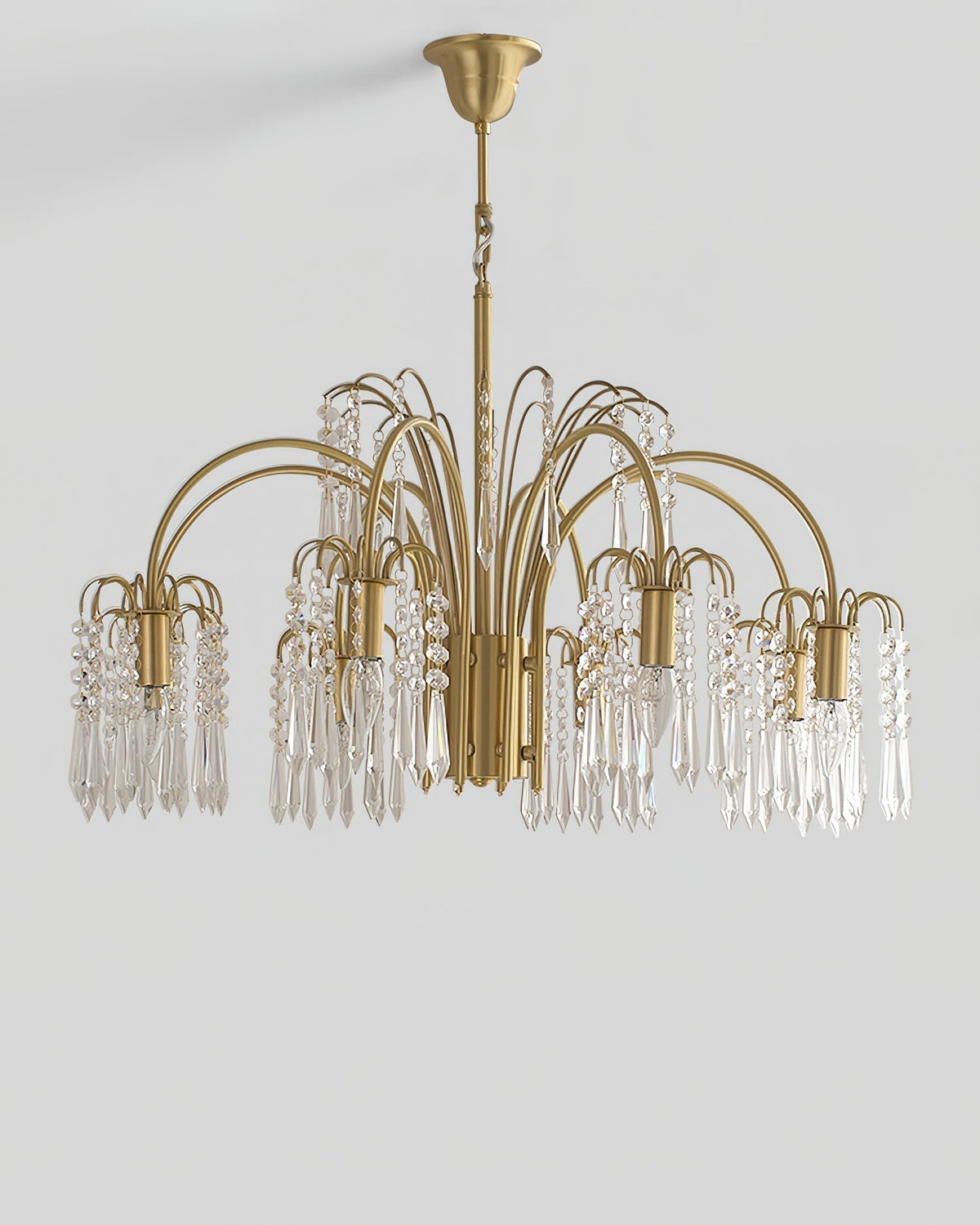 Lustra Chandelier Or Cristal Isla Dawn Regal - Neutralighting