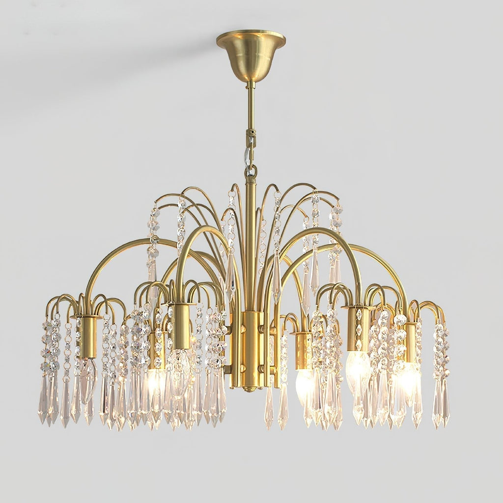 Lustra Chandelier Or Cristal Isla Dawn Regal - Neutralighting