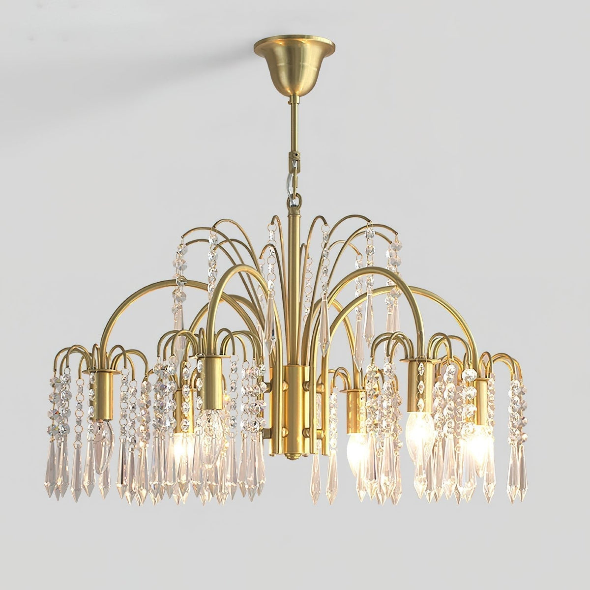 Lustra Chandelier Or Cristal Isla Dawn Regal - Neutralighting