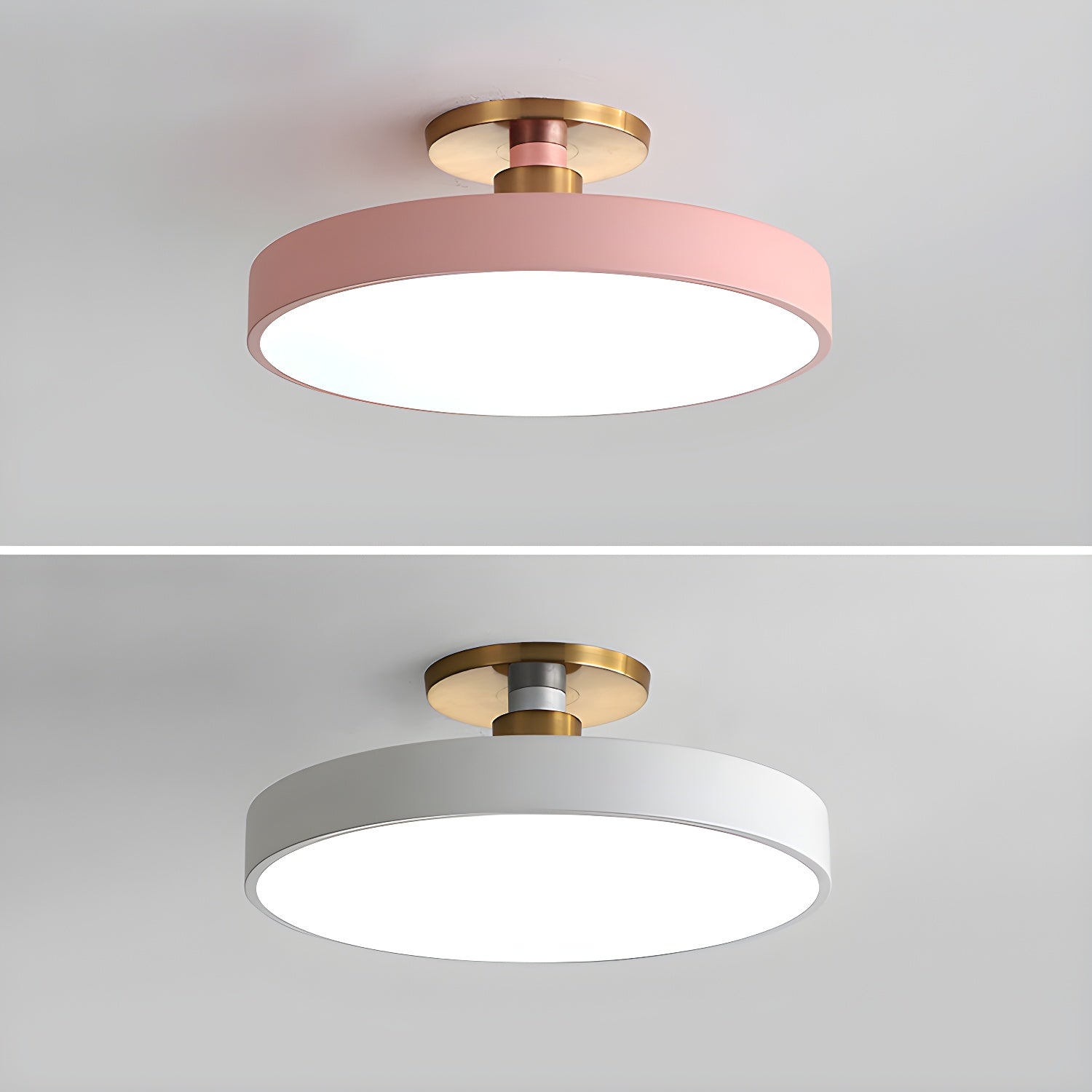 Solara Plafonnier Encastré Noir et Doré Moderne - Neutralighting