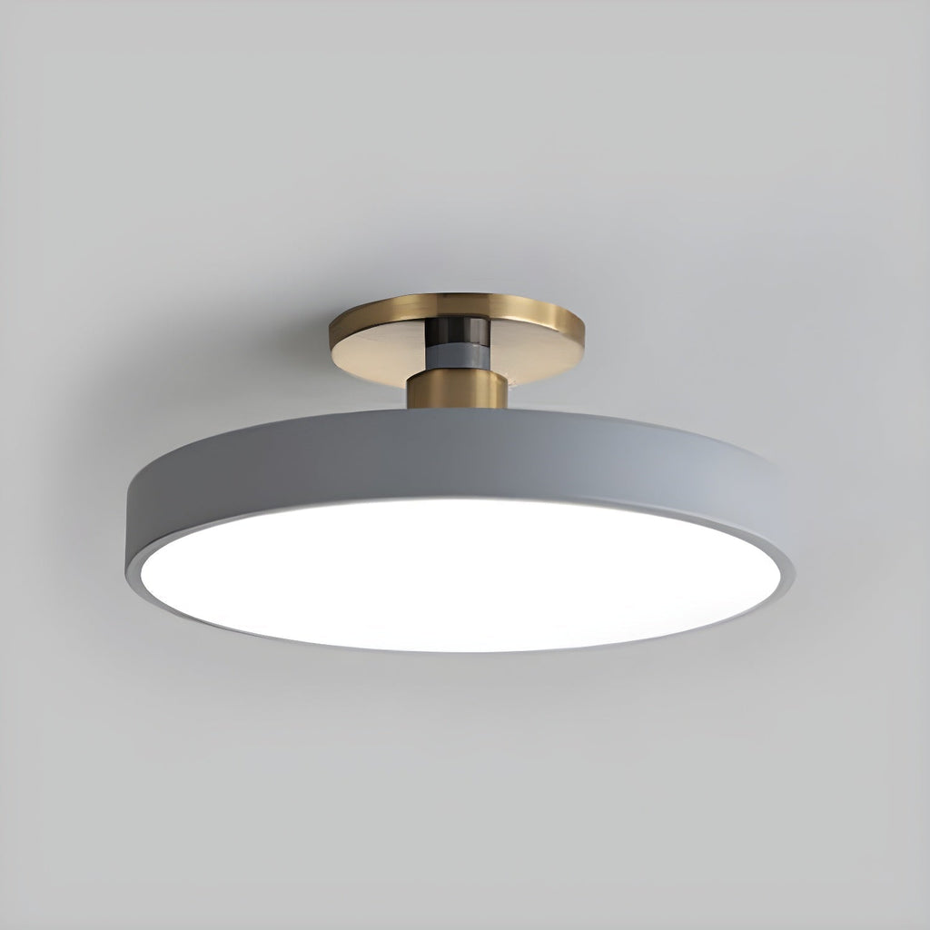 Solara Plafonnier Encastré Noir et Doré Moderne - Neutralighting