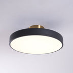 Solara Plafonnier Encastré Noir et Doré Moderne - Neutralighting