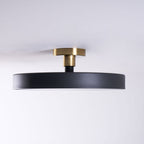 Solara Plafonnier Encastré Noir et Doré Moderne - Neutralighting