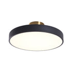 Solara Plafonnier Encastré Noir et Doré Moderne - Neutralighting