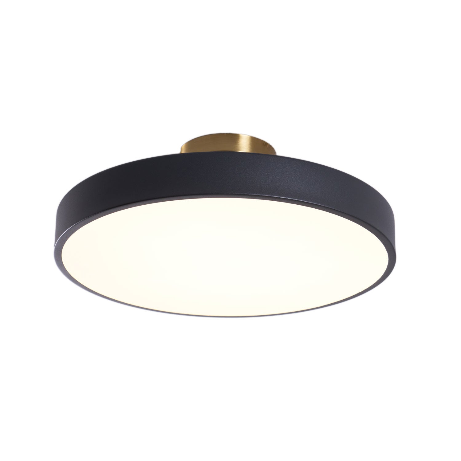 Solara Plafonnier Encastré Noir et Doré Moderne - Neutralighting