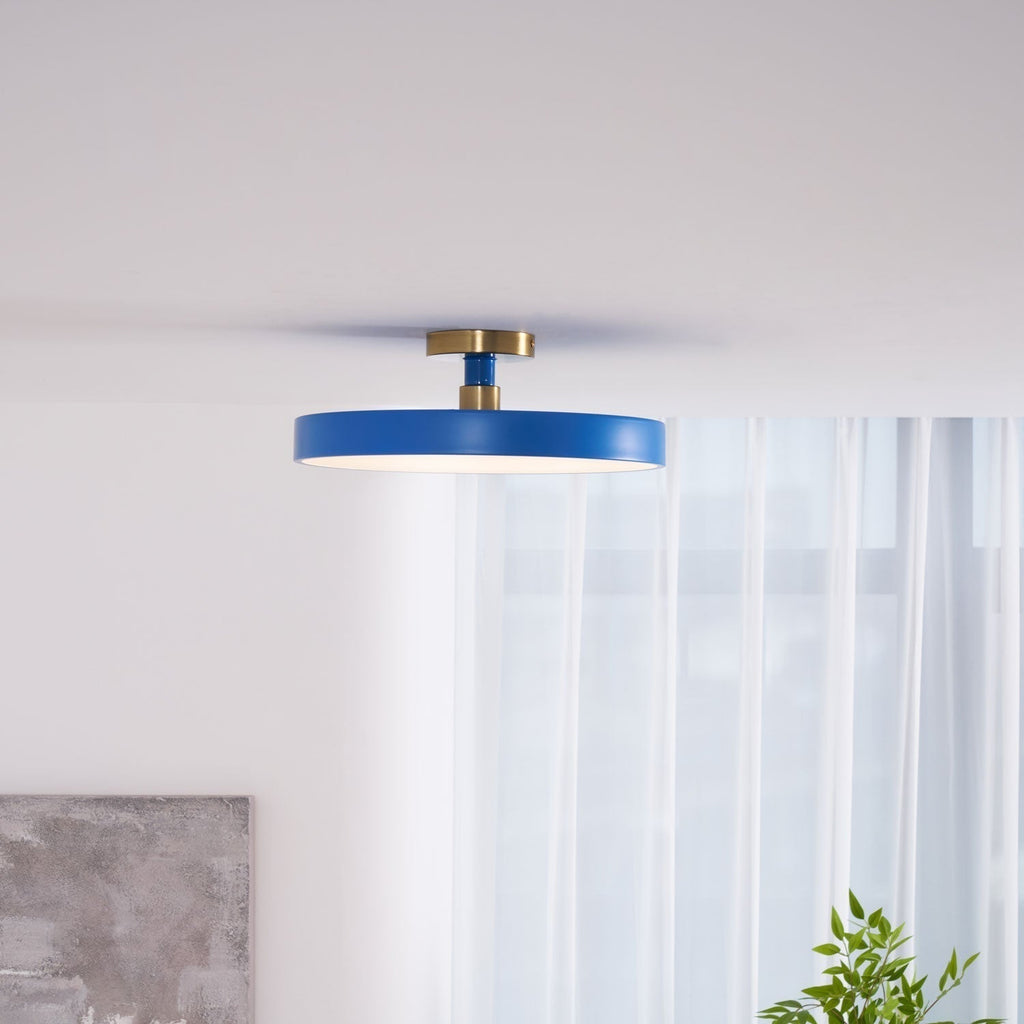 Solara Plafonnier Encastré Noir et Doré Moderne - Neutralighting