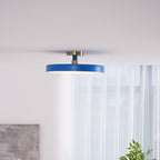 Solara Plafonnier Encastré Noir et Doré Moderne - Neutralighting