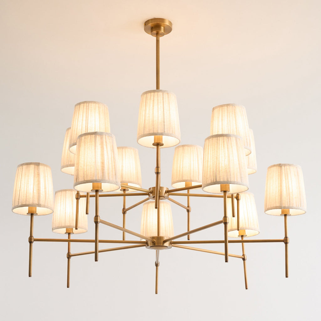 Erthaos Lustre Métal Tissu Élégance Premium - Neutralighting