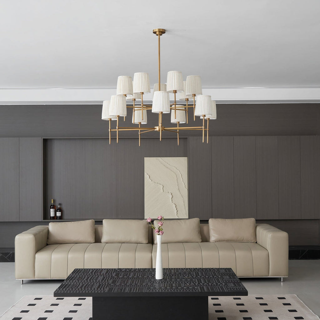 Erthaos Lustre Métal Tissu Élégance Premium - Neutralighting
