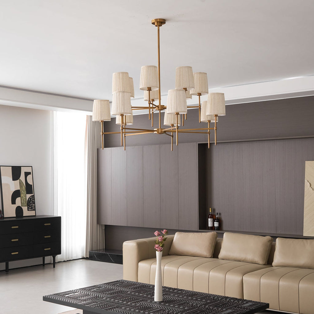 Erthaos Lustre Métal Tissu Élégance Premium - Neutralighting