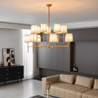 Erthaos Lustre Métal Tissu Élégance Premium - Neutralighting