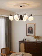 Zotheira Chandelier Élégance Verre Vintage - Neutralighting