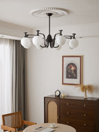 Zotheira Chandelier Élégance Verre Vintage - Neutralighting