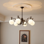 Zotheira Chandelier Élégance Verre Vintage - Neutralighting