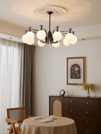 Zotheira Chandelier Élégance Verre Vintage - Neutralighting