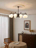Zotheira Chandelier Élégance Verre Vintage - Neutralighting