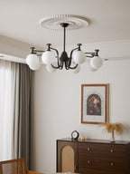 Zotheira Chandelier Élégance Verre Vintage - Neutralighting