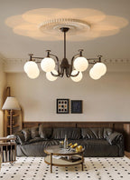 Zotheira Chandelier Élégance Verre Vintage - Neutralighting