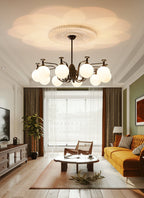 Zotheira Chandelier Élégance Verre Vintage - Neutralighting