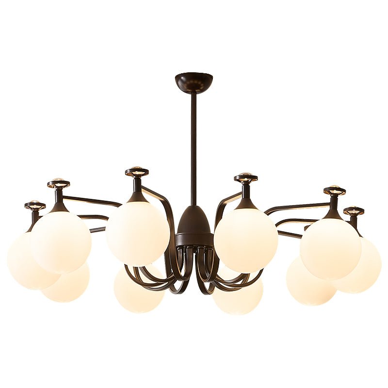 Zotheira Chandelier Élégance Verre Vintage - Neutralighting
