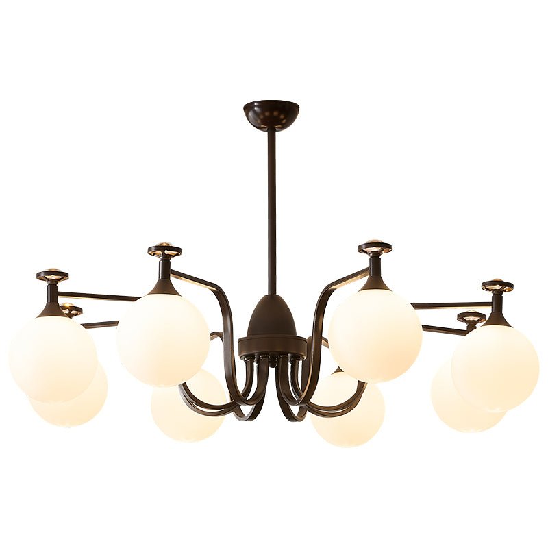 Zotheira Chandelier Élégance Verre Vintage - Neutralighting