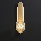 Nyrinaris Applique Murale Laiton Verre Art Nordique Premium - Neutralighting