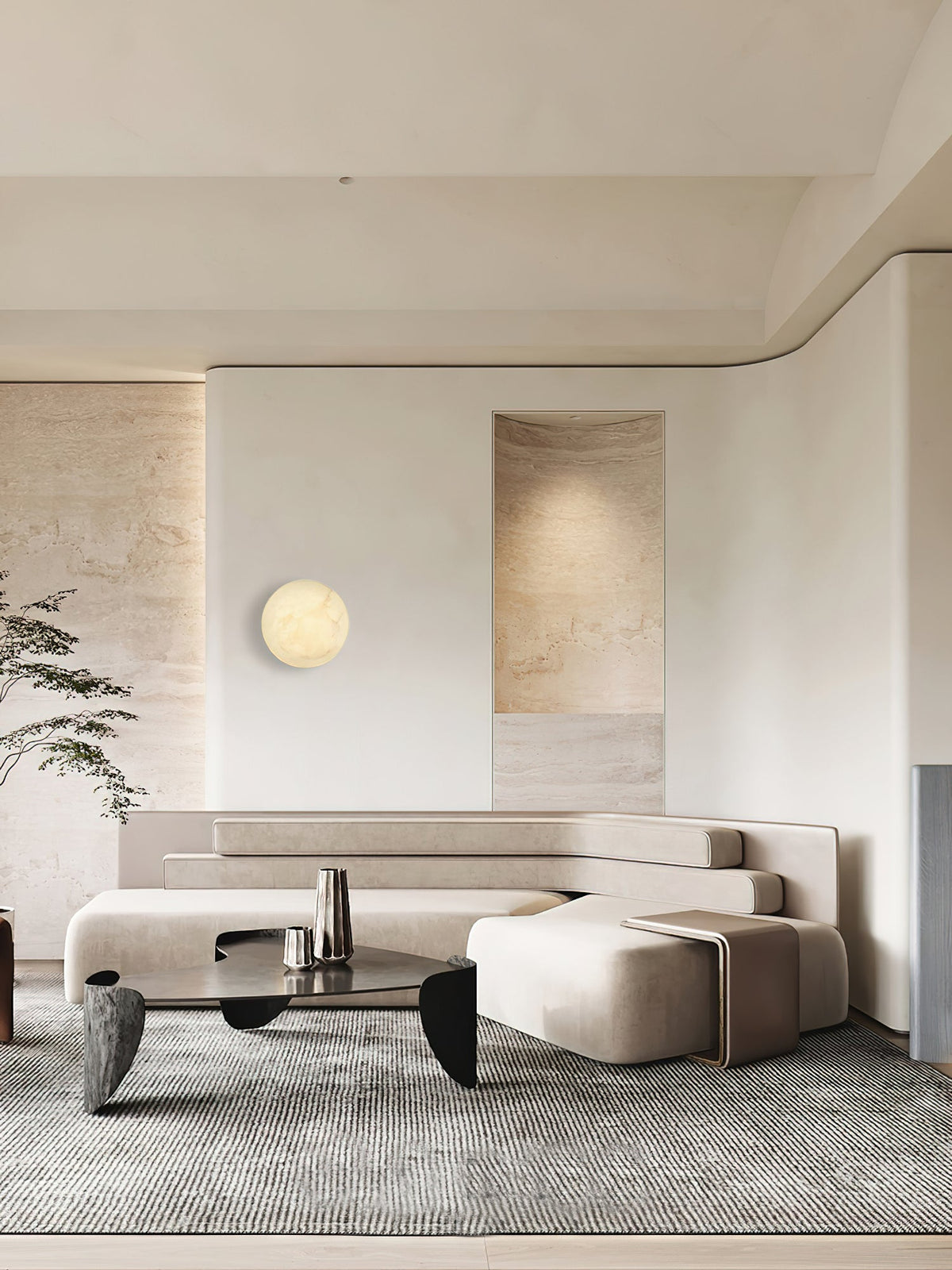 Ilvinan Applique Murale Albâtre Unique Minimaliste Moderne - Neutralighting