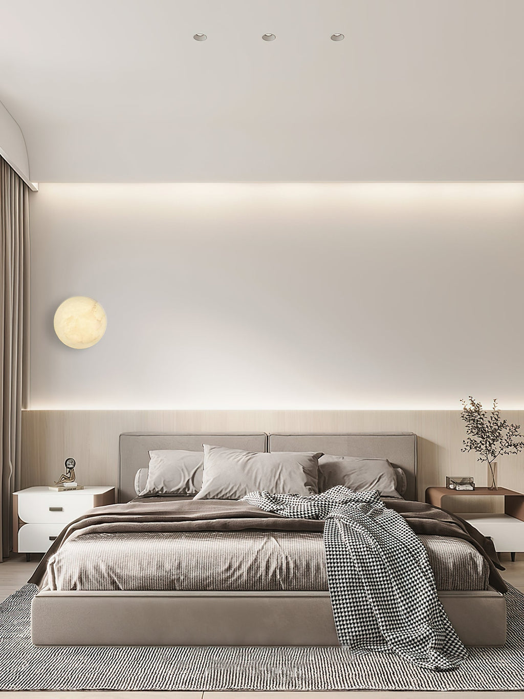 Ilvinan Applique Murale Albâtre Unique Minimaliste Moderne - Neutralighting