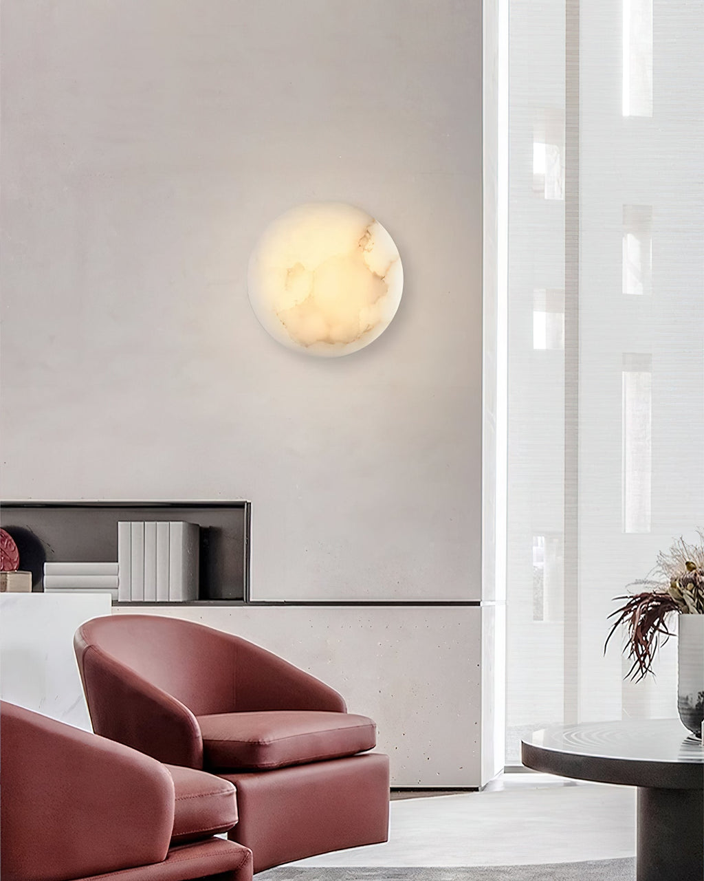 Ilvinan Applique Murale Albâtre Unique Minimaliste Moderne - Neutralighting