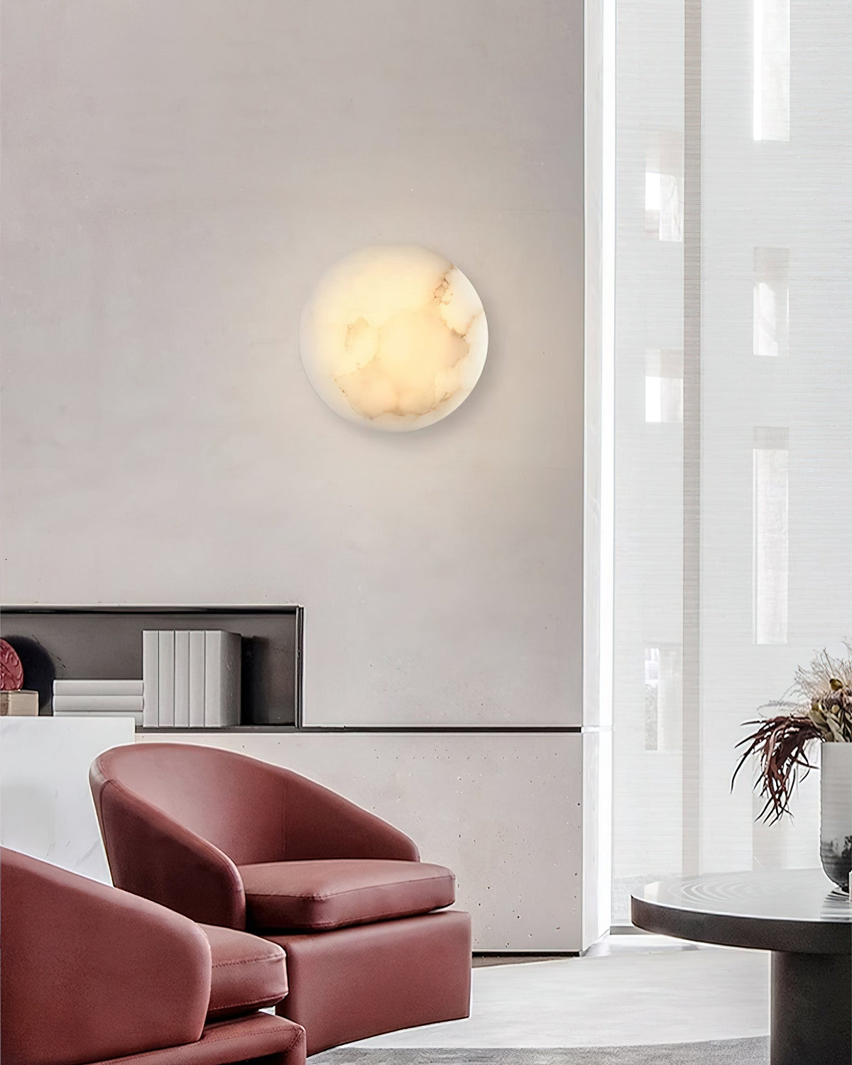 Ilvinan Applique Murale Albâtre Unique Minimaliste Moderne - Neutralighting
