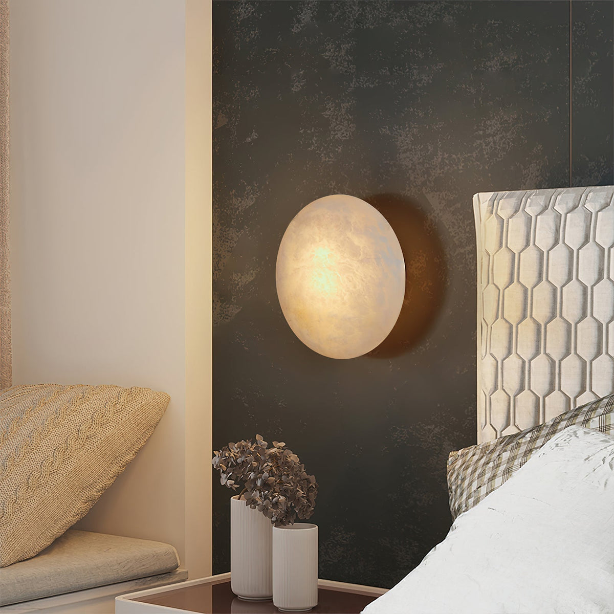 Ilvinan Applique Murale Albâtre Unique Minimaliste Moderne - Neutralighting