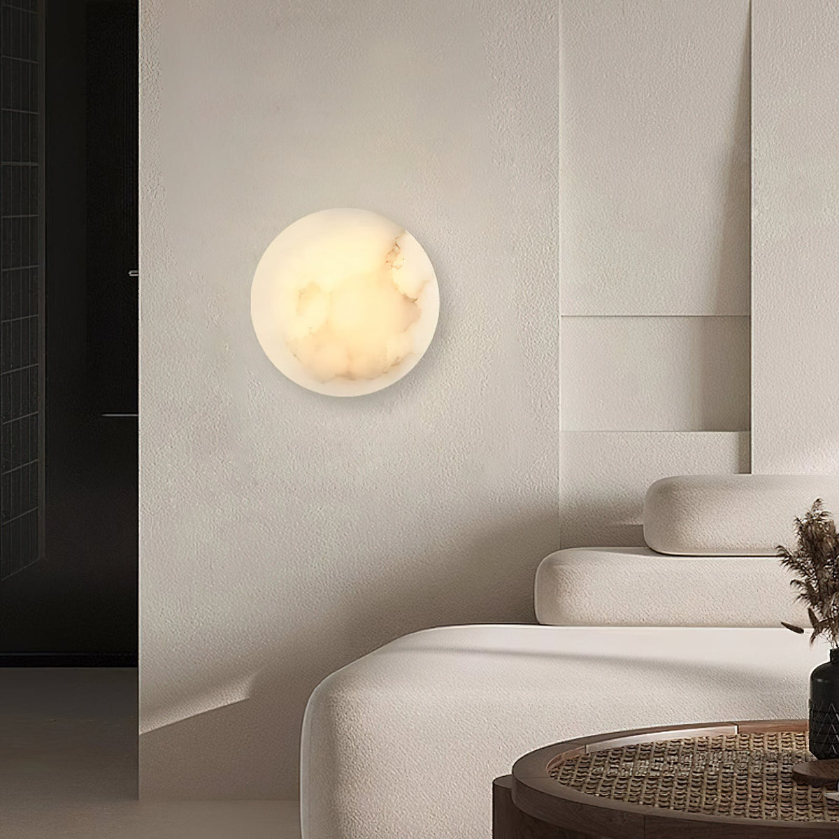 Ilvinan Applique Murale Albâtre Unique Minimaliste Moderne - Neutralighting