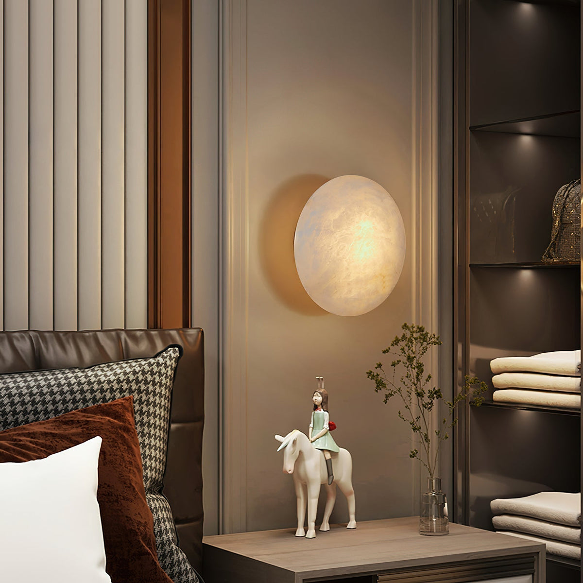 Ilvinan Applique Murale Albâtre Unique Minimaliste Moderne - Neutralighting