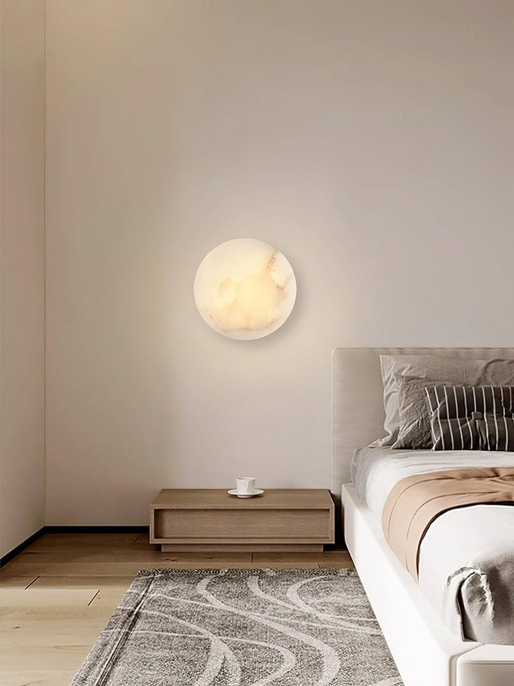 Ilvinan Applique Murale Albâtre Unique Minimaliste Moderne - Neutralighting