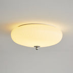 Vatalel Plafonnier en Verre Ondulé Ivoire Art Nordique - Neutralighting