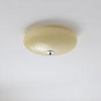 Vatalel Plafonnier en Verre Ondulé Ivoire Art Nordique - Neutralighting