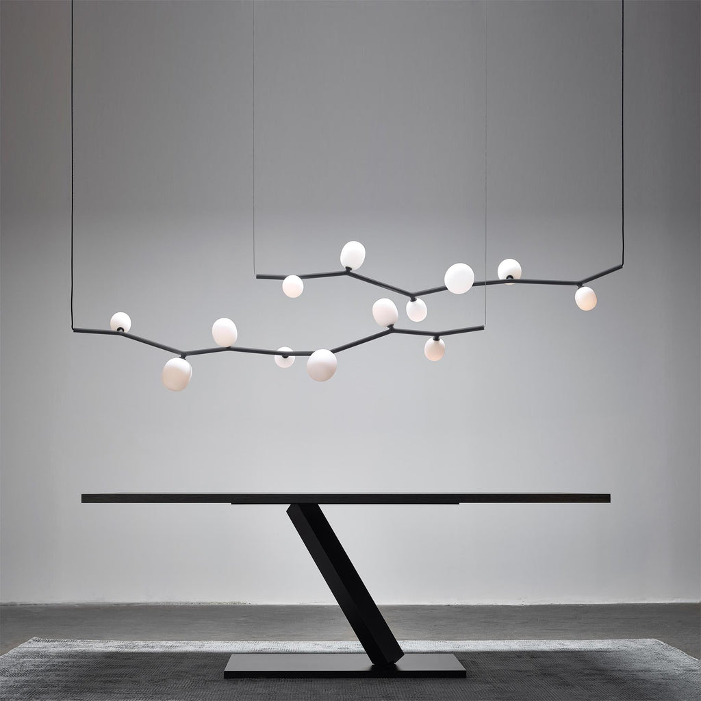 Evmirion Suspension Horizontale Verre Moderne - Neutralighting