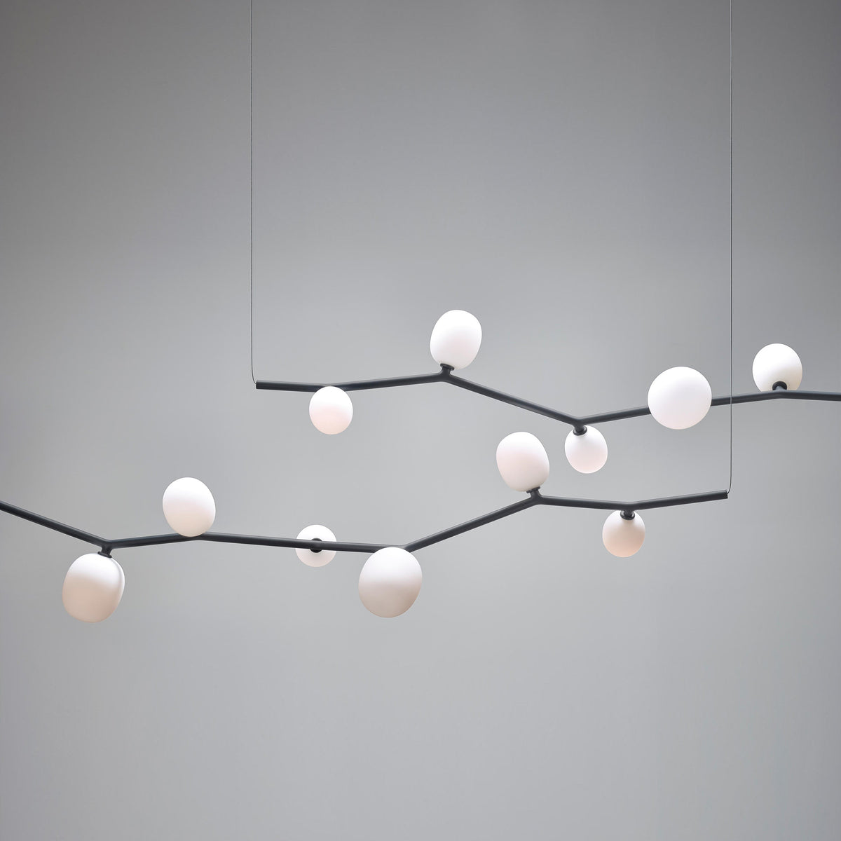 Evmirion Suspension Horizontale Verre Moderne - Neutralighting