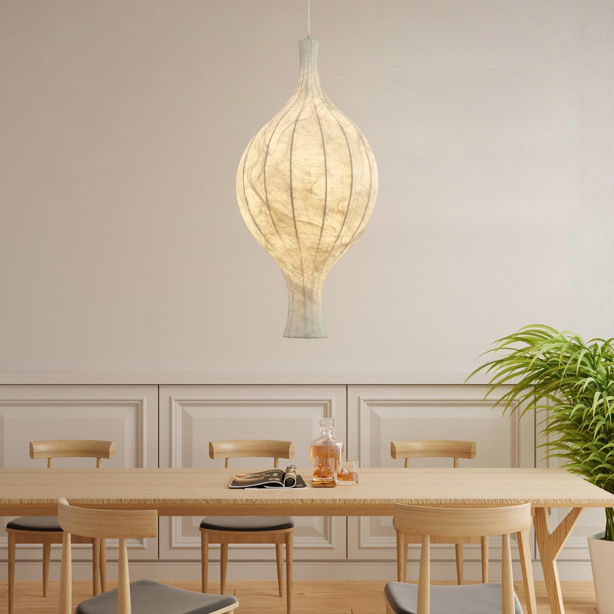 Orvelion Suspension en Soie de Mûrier Organique - Neutralighting