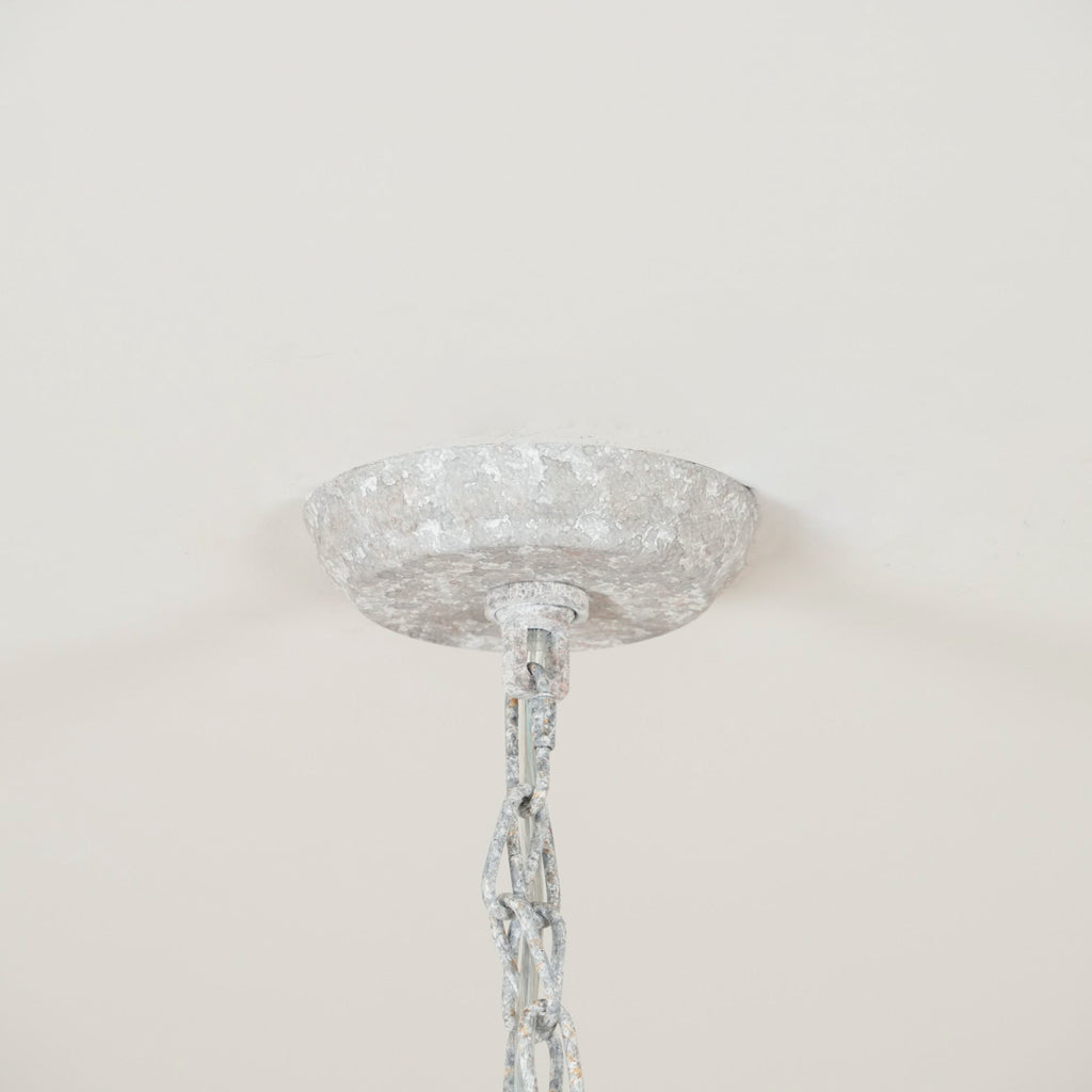 Eurloryra Lustre Bougie Sculpté à la Main Bois Vintage - Neutralighting