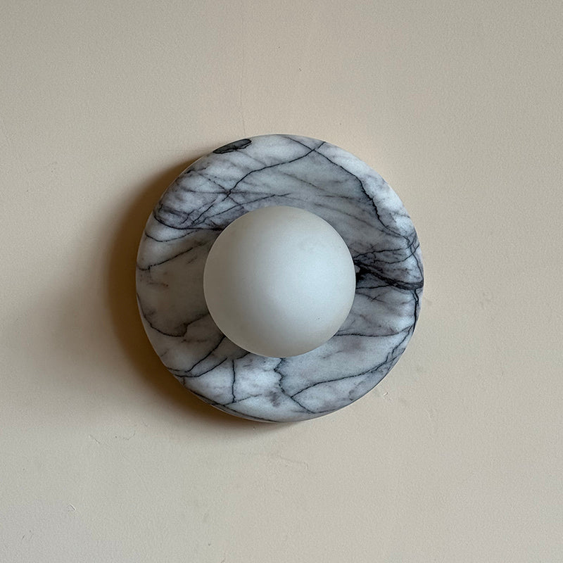 Zoraean Applique Murale Marbre Blanc Élégance Premium - Neutralighting