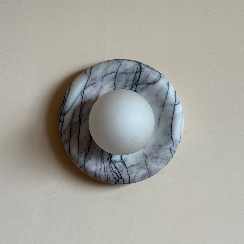 Zoraean Applique Murale Marbre Blanc Élégance Premium - Neutralighting