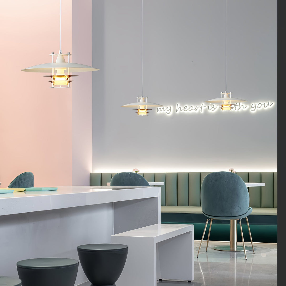 Zenith Lustre Suspendu Moderne En Aluminium - Neutralighting