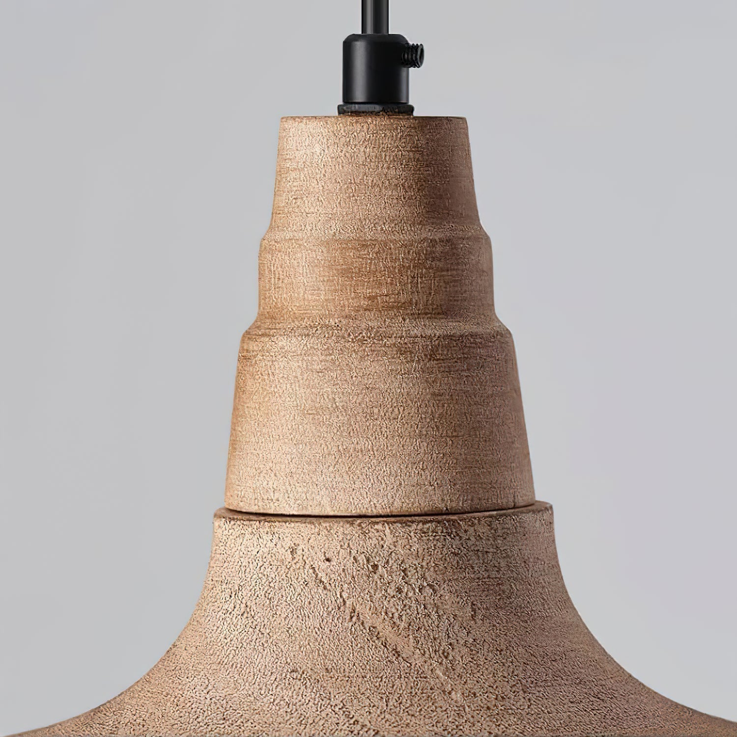 Acarira Lampe Pendentive Métal Bois Naturel - Neutralighting