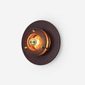 Jaima Applique Murale Anneau en Bois de Caoutchouc Or - Neutralighting