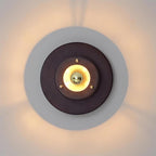 Jaima Applique Murale Anneau en Bois de Caoutchouc Or - Neutralighting