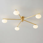 Lustra Plafonnier Noir Blanc Verre - Neutralighting
