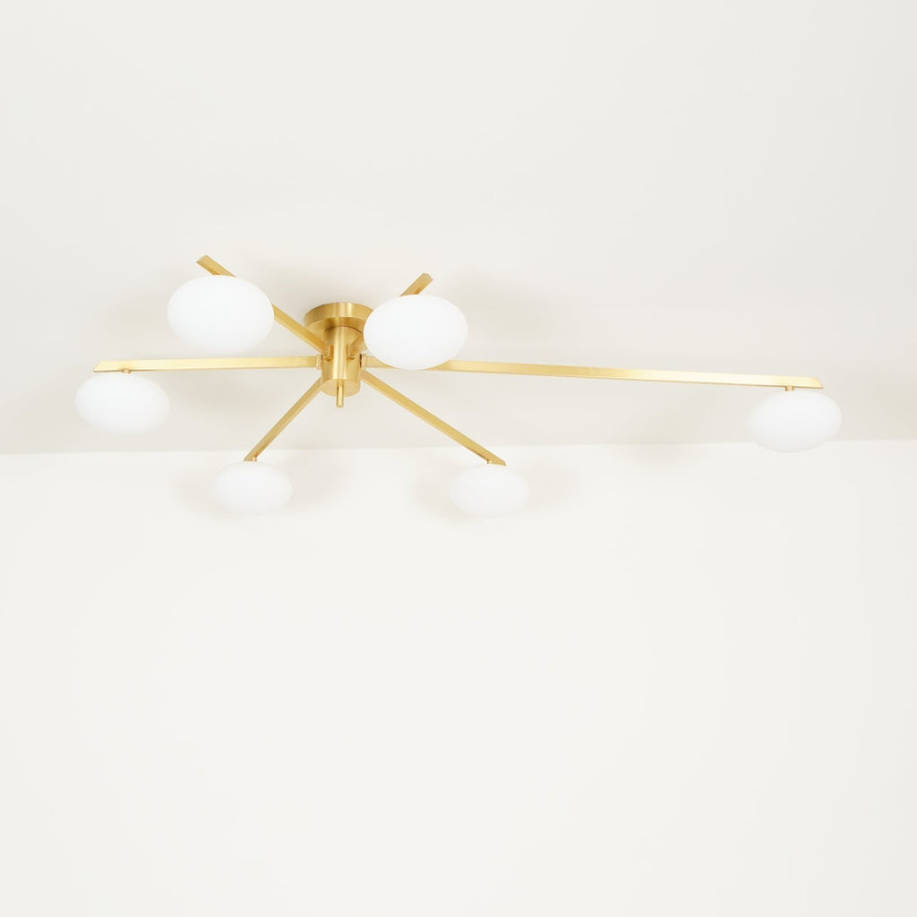 Lustra Plafonnier Noir Blanc Verre - Neutralighting